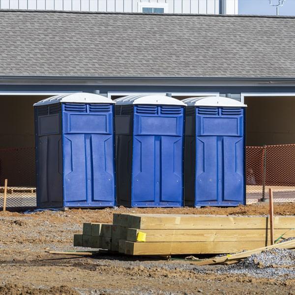 Heavy-duty construction site porta potty in Casper, Wyoming